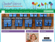 Tablet Screenshot of candiedfabrics.com