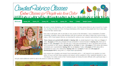 Desktop Screenshot of classes.candiedfabrics.com